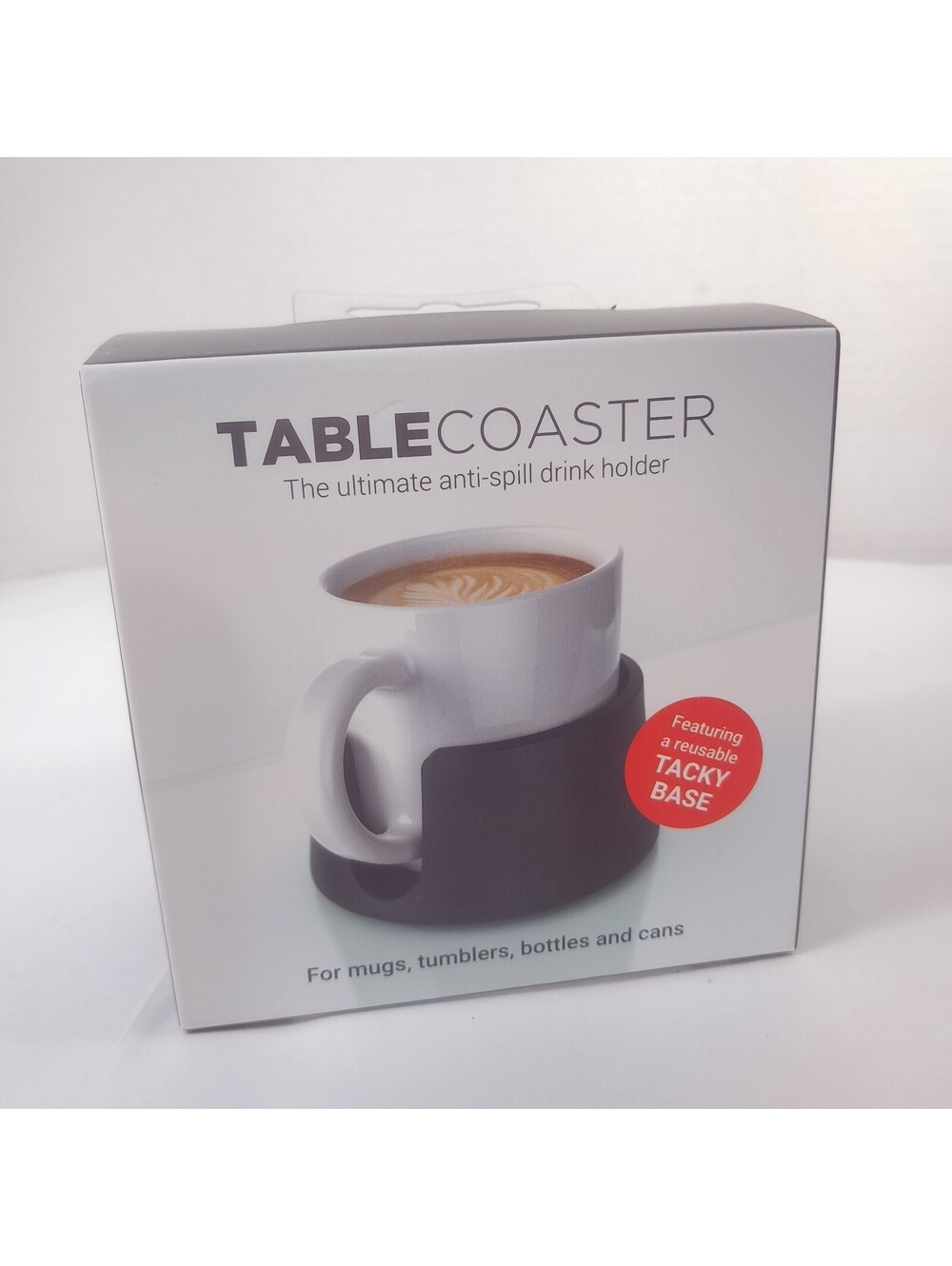 NEW TableCoaster ultimate Anti-Spill Drink Holder Table Desk Cup Holder RV Boat